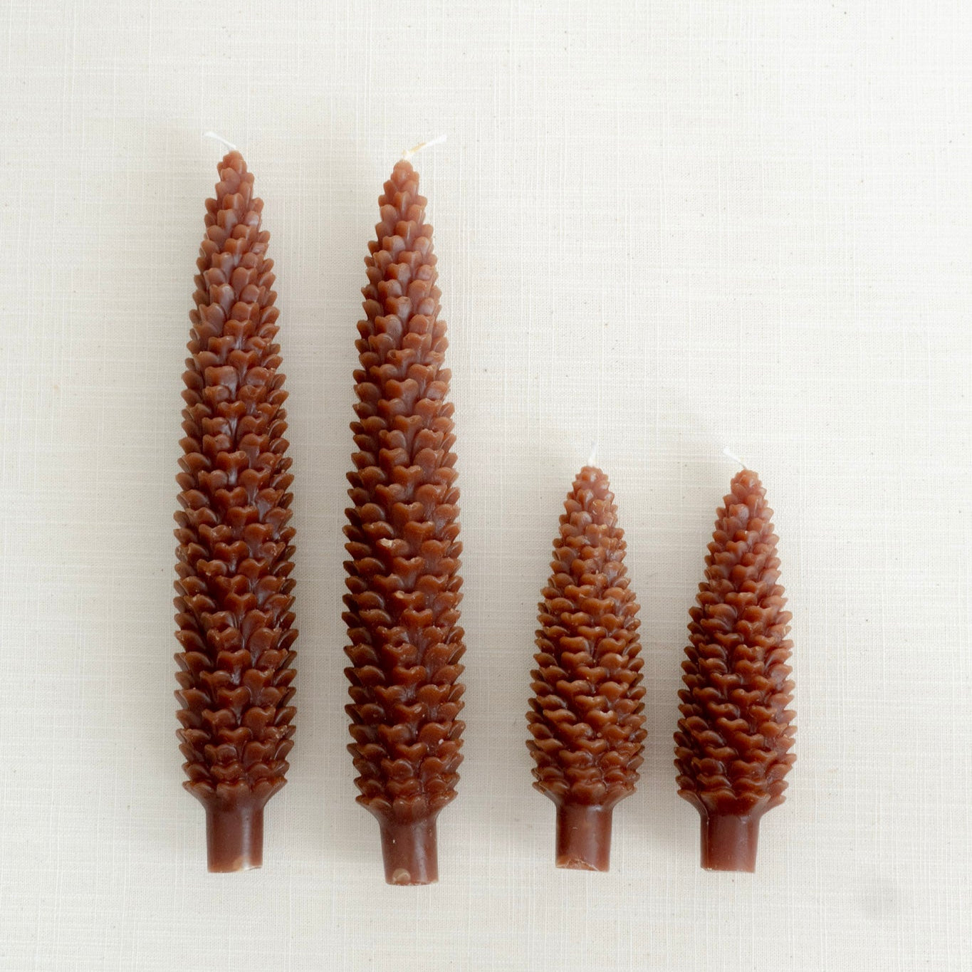 10" Pinecone Taper Candle