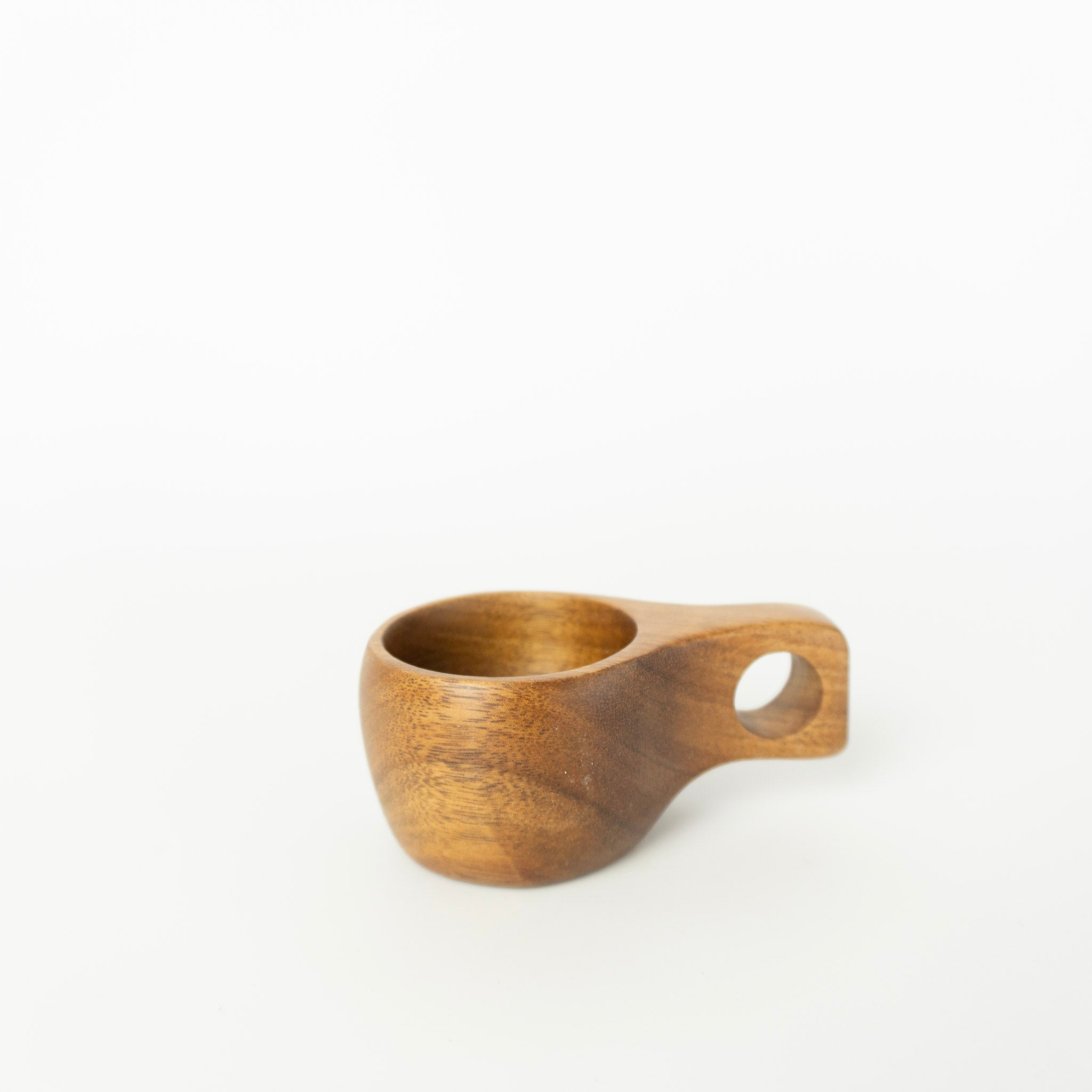 Wood Scoop Cup