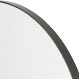 Bellvue Round Mirror - Rustic Black | shipping 7/16/2024