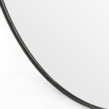 Bellvue Round Mirror - Rustic Black | shipping 7/16/2024