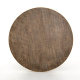 Evans Bistro Table - Reclaimed Burnt Oak | shipping 6/26/2024