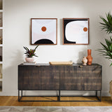 Kelby Sideboard - Carved Vintage Brown | ready to ship!