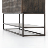 Kelby Small Media Cabinet - Carved Vintage Brown | ready to ship!