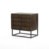 Kelby Cabinet Nightstand - Vintage Brown | ready to ship!