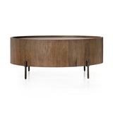 Lunas Drum Coffee Table - Bronzed Iron | shipping 8/8/2024