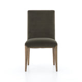 Nate Dining Chair - Modern Velvet Loden | shipping 5/30/2024