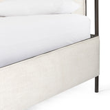 Leigh Upholstered Queen Bed - Hockney Ivory | shipping 6/20/2024