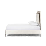 Leigh Upholstered Queen Bed - Hockney Ivory | shipping 6/20/2024