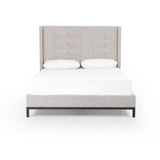 Newhall Queen Bed - 55" - Plushtone Linen | ready to ship!