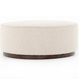 Sinclair Large Round Ottoman - Knoll Natural | ready to ship!