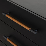 Rosedale 3 Drawer Dresser - Ebony Oak Veneer | shipping 6/6/2024