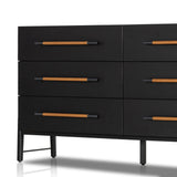Rosedale 6 Drawer Dresser - Ebony Oak Veneer | ready to ship!