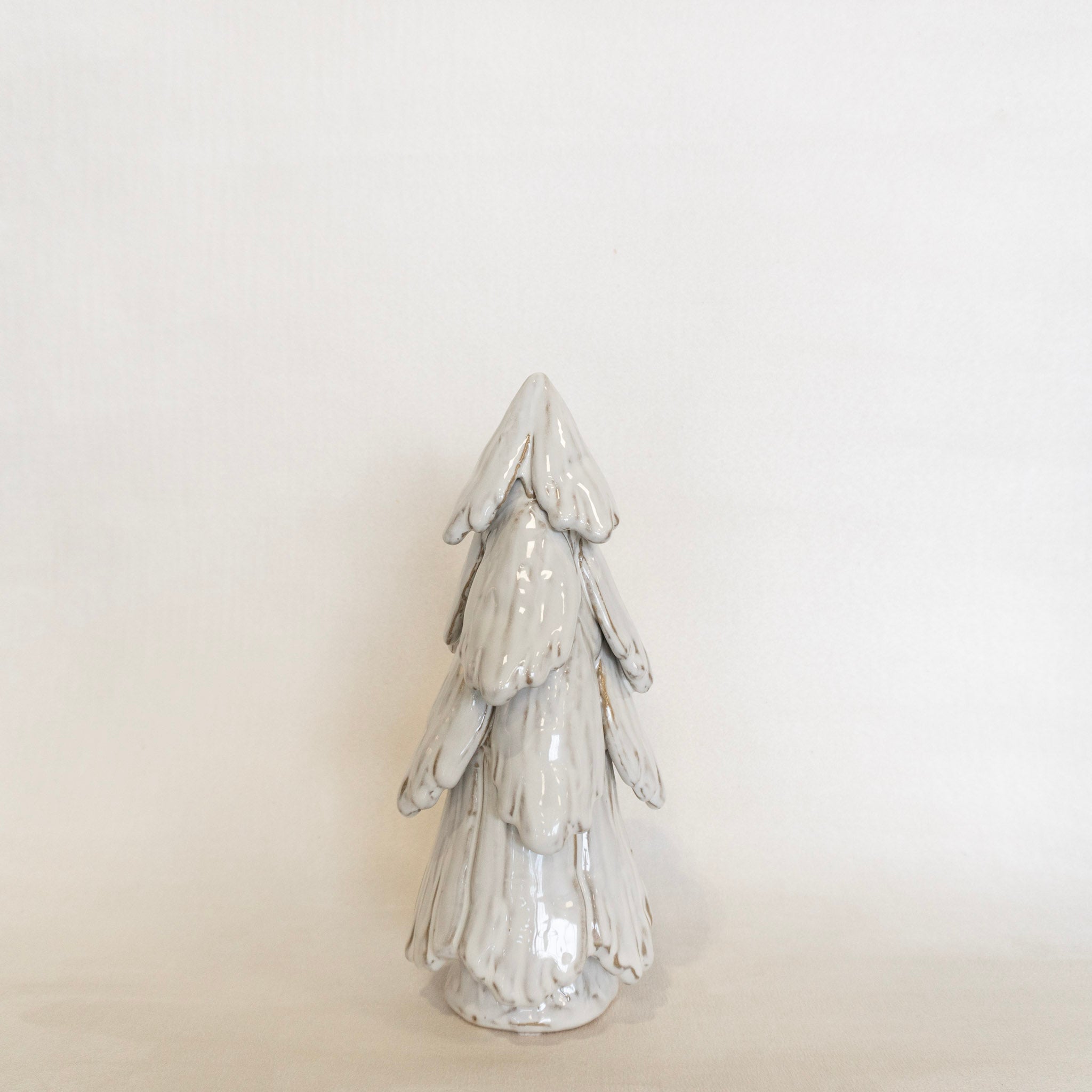 White Stoneware Tree Set