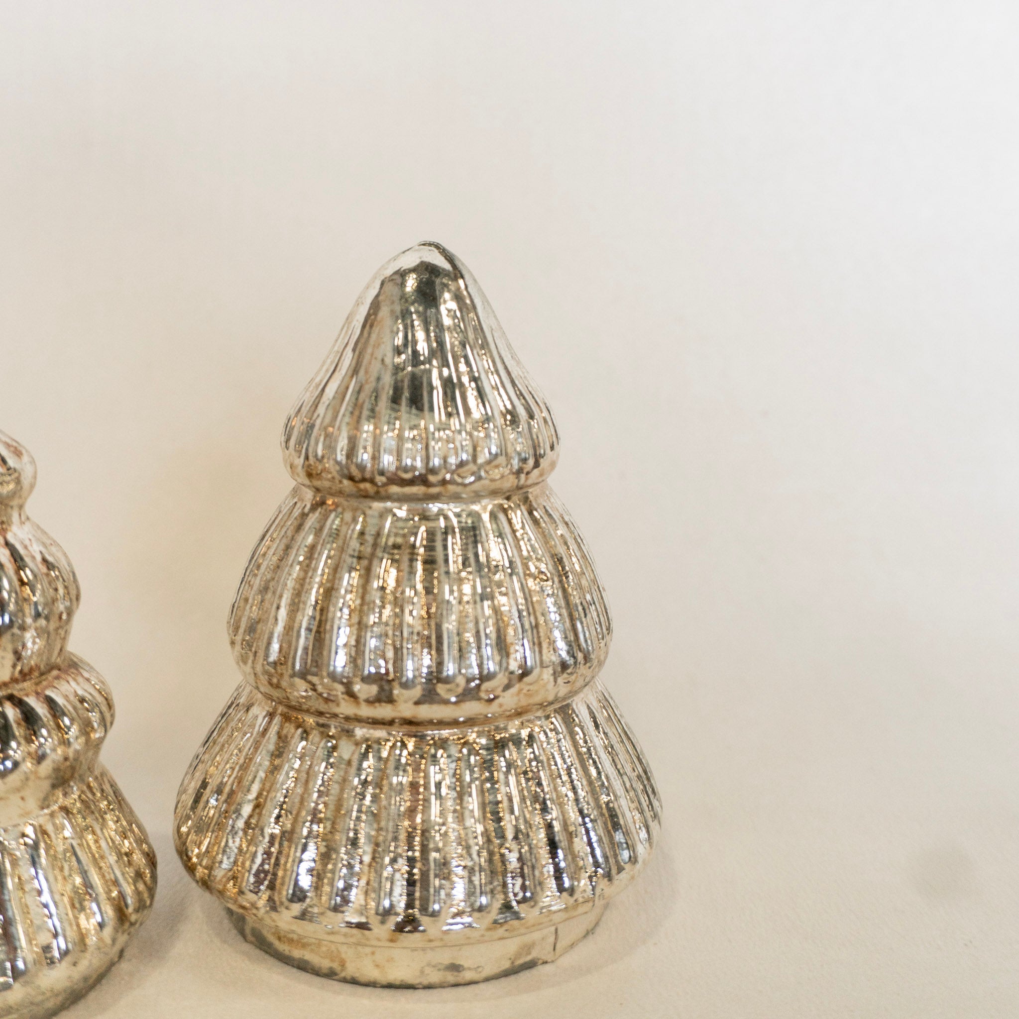Gold Glass Deco Tree Set