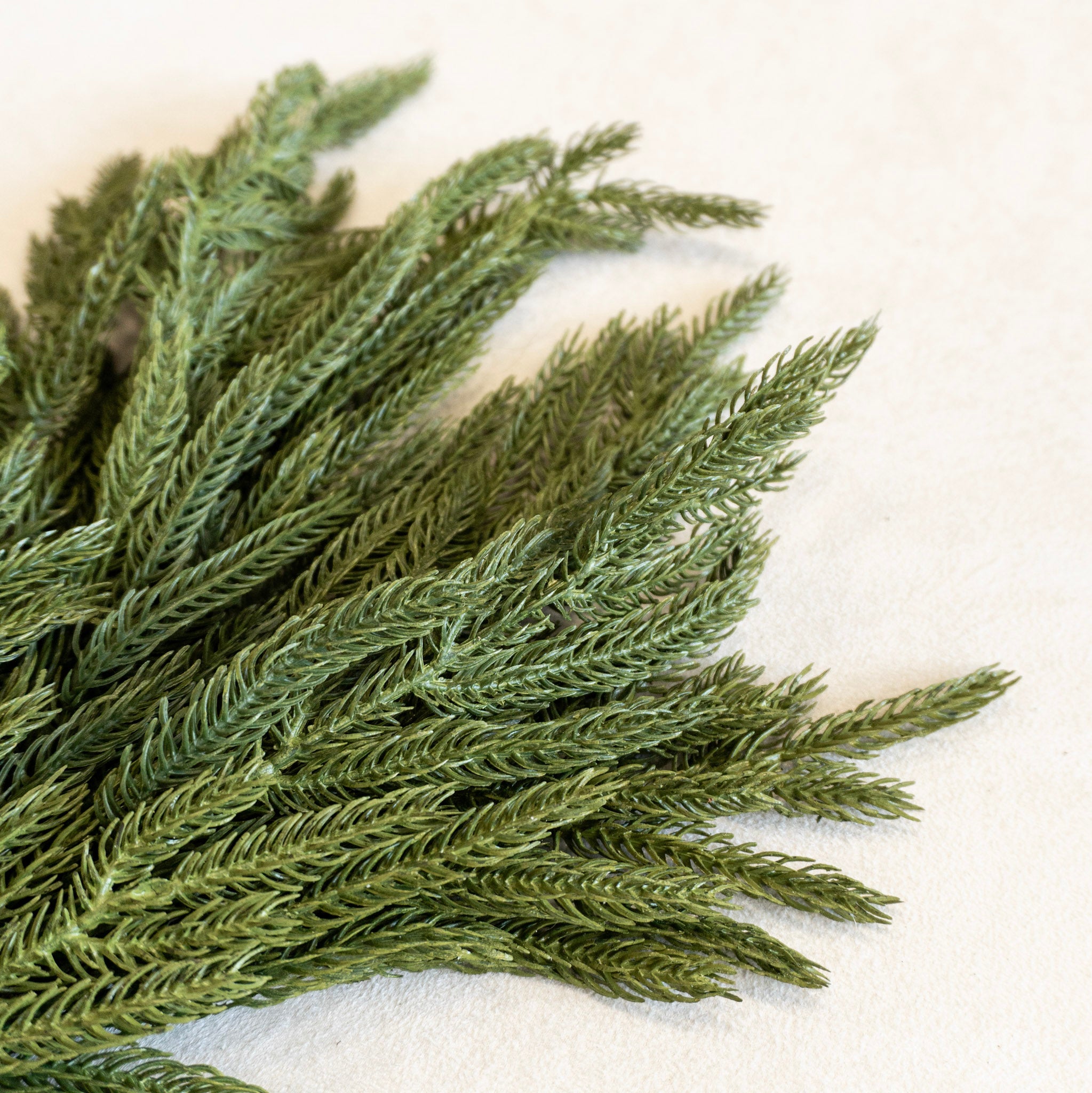 19" Soft Touch Evergreen Stem