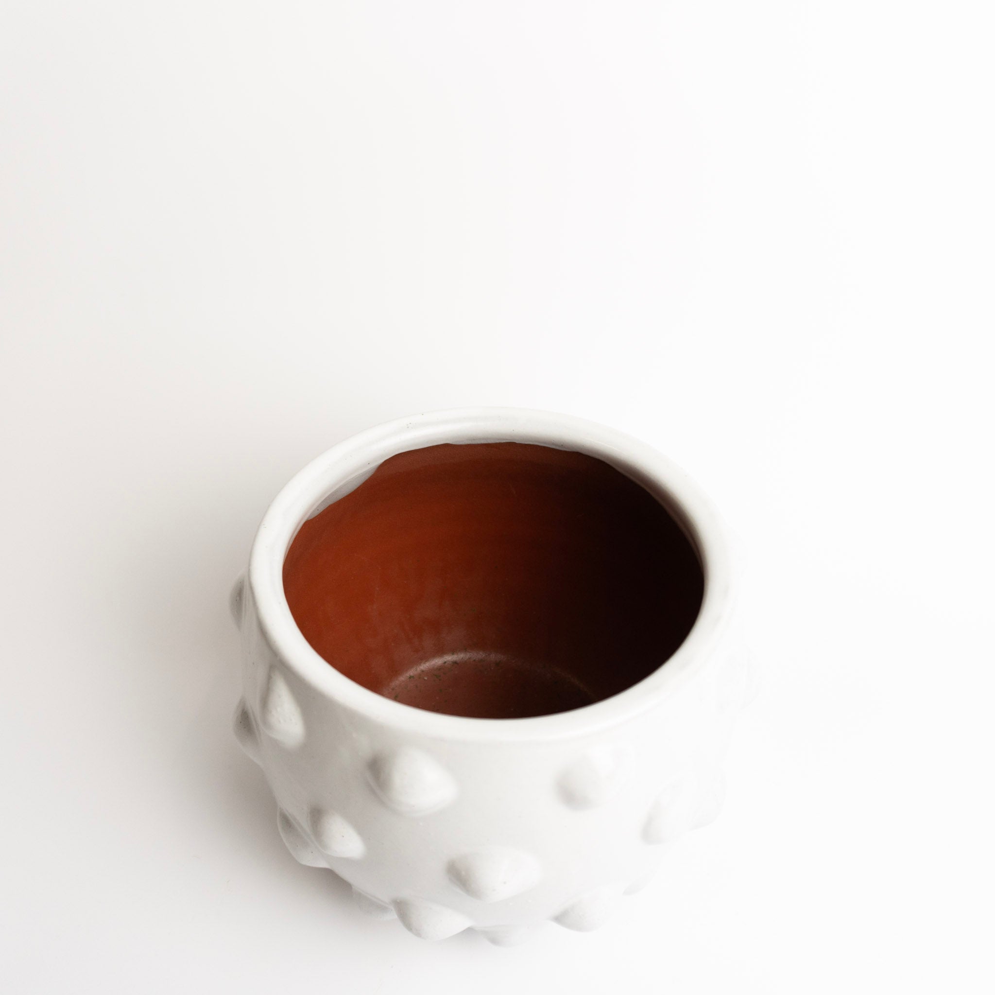 Round Terracotta Vase