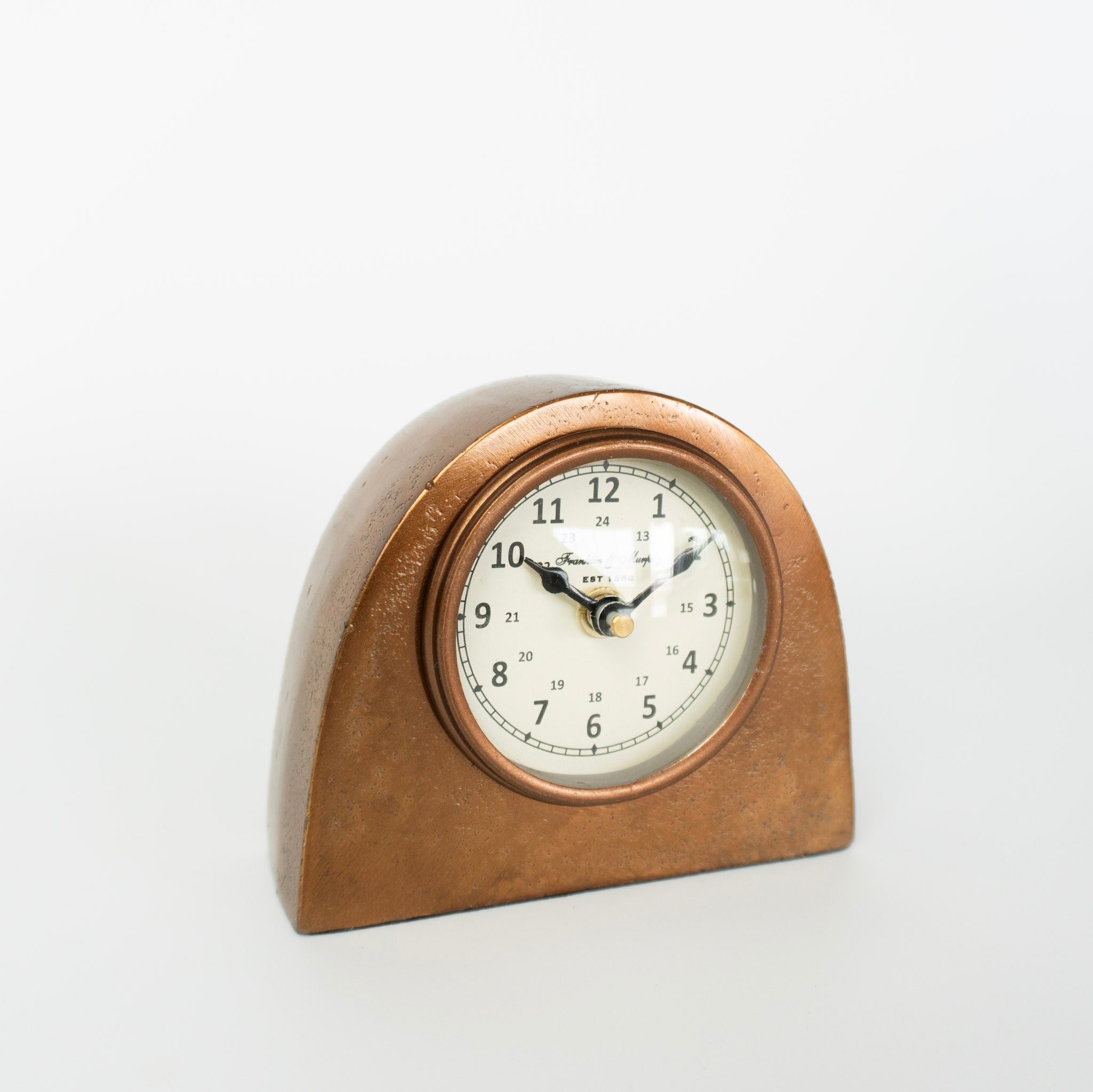 Antique Brass Table Clock
