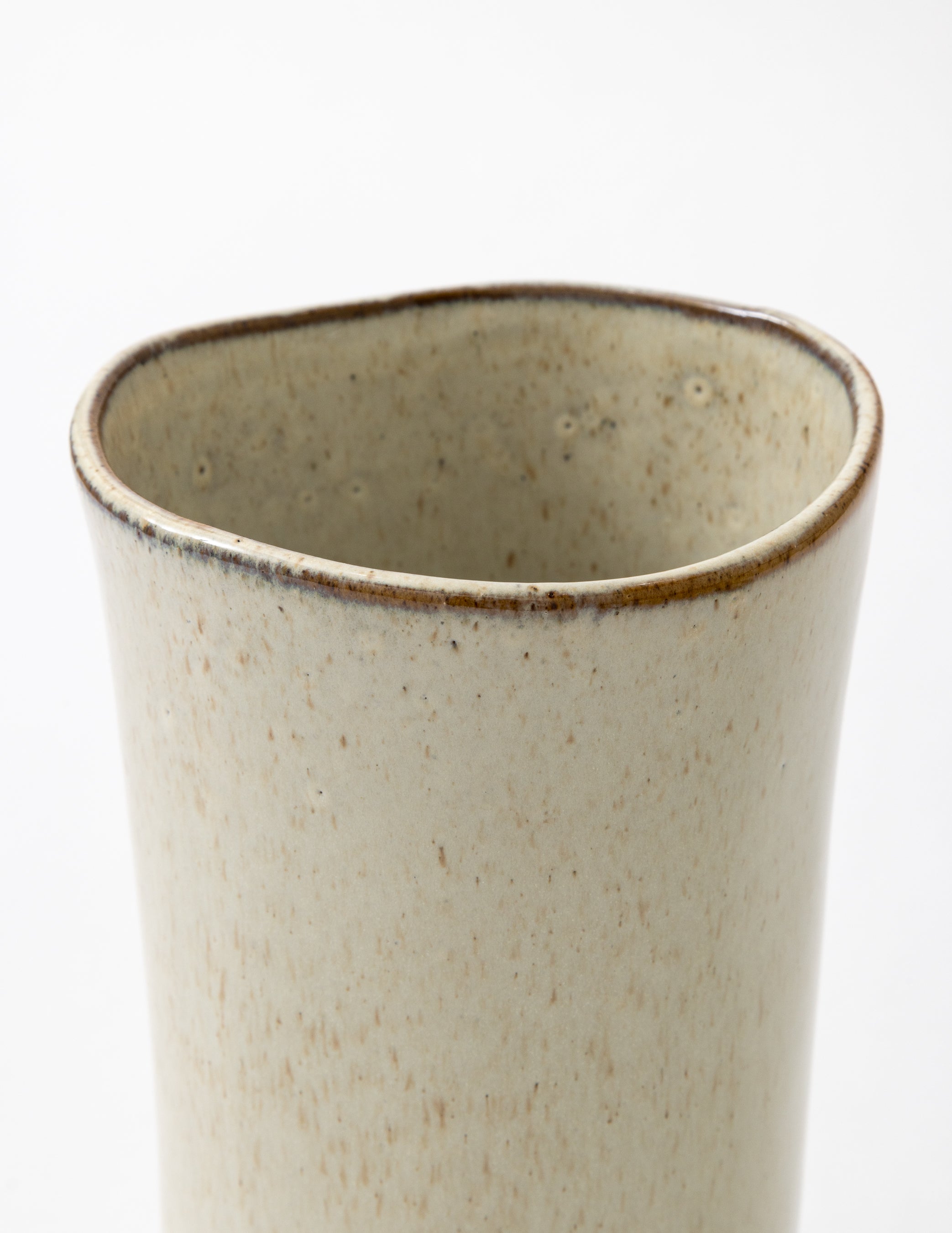Taupe Sand Vase 10"