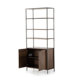 Trey Modular Wide Bookcase - Auburn Poplar | shipping 6/17/2024