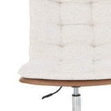 Quinn Desk Chair - Polished Nickel | shipping 6/6/2024