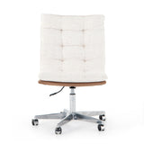 Quinn Desk Chair - Polished Nickel | shipping 6/6/2024