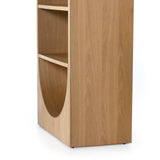 Higgs Bookcase - Honey Oak Veneer | shipping 6/10/2024