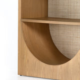 Higgs Bookcase - Honey Oak Veneer | shipping 5/20/2024