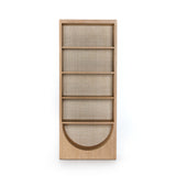Higgs Bookcase - Honey Oak Veneer | shipping 5/20/2024