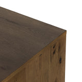 Eaton Executive Desk - Amber Oak Resin | shipping 6/6/2024