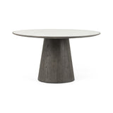 Skye Round Dining Table - White Marble | ready to ship!
