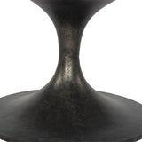 Simone Round Coffee Table - Raw Black | shipping 6/28/2024