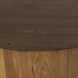 Eaton Drum Coffee Table - Amber Oak Resin | ready to ship!