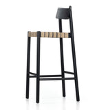 Heisler Bar + Counter Stool - Almond Leather Blend | ready to ship!