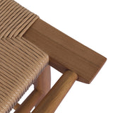 Robles Outdoor Dining Stool - Natural Teak | shipping 5/31/2024