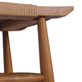 Robles Outdoor Dining Stool - Natural Teak | shipping 5/27/2024