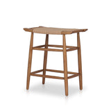 Robles Outdoor Dining Stool - Natural Teak | shipping 5/27/2024