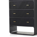 Caspian 4 Drawer Dresser - Black Ash Veneer | shipping 10/1/2024