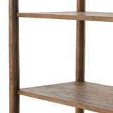 Glenview Bookcase - Weathered Oak | shipping 7/4/2024