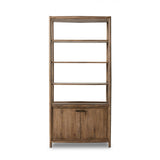 Glenview Bookcase - Weathered Oak | shipping 7/5/2024