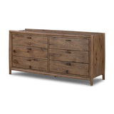 Glenview 6 Drawer Dresser - Weathered Oak Veneer | shipping 6/25/2024