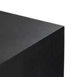 Isador Executive Desk - Black Wash Poplar | ready to ship!