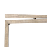 Matthes Large Console Table - Weathered Wheat | shipping 6/28/2024