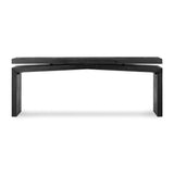 Matthes Large Console Table - Aged Black Pine | shipping 7/14/2024
