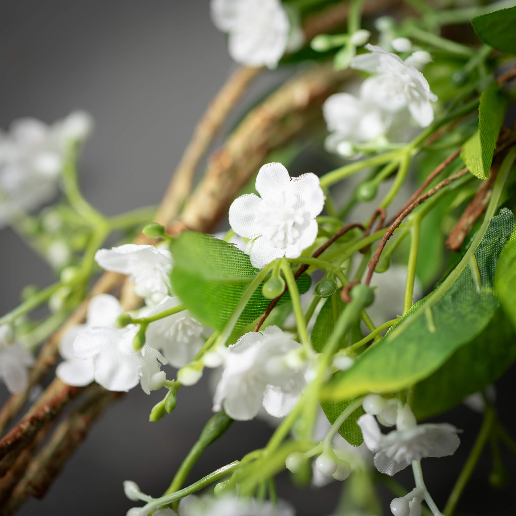 White Blossom Spray - 58"
