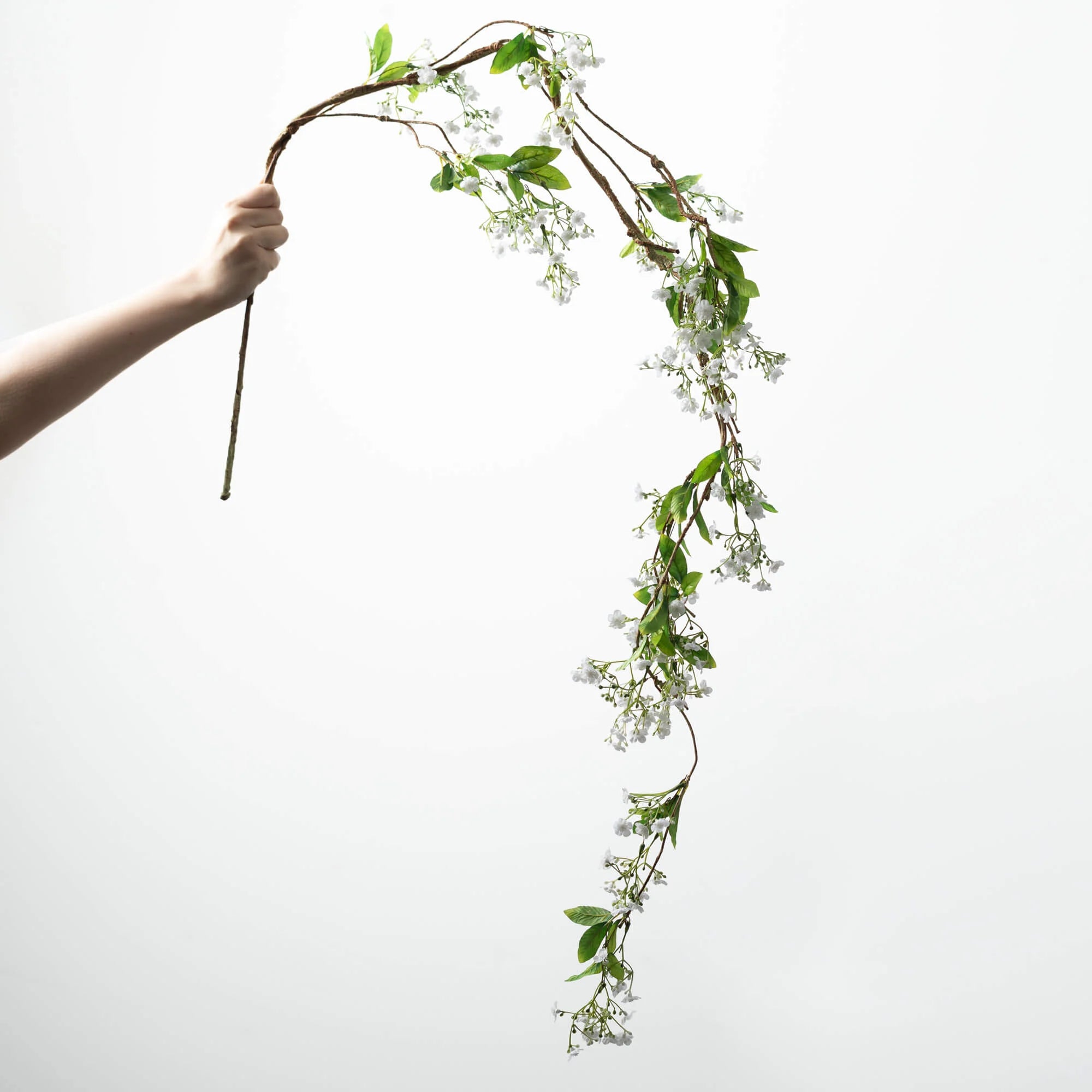 White Blossom Spray - 58"