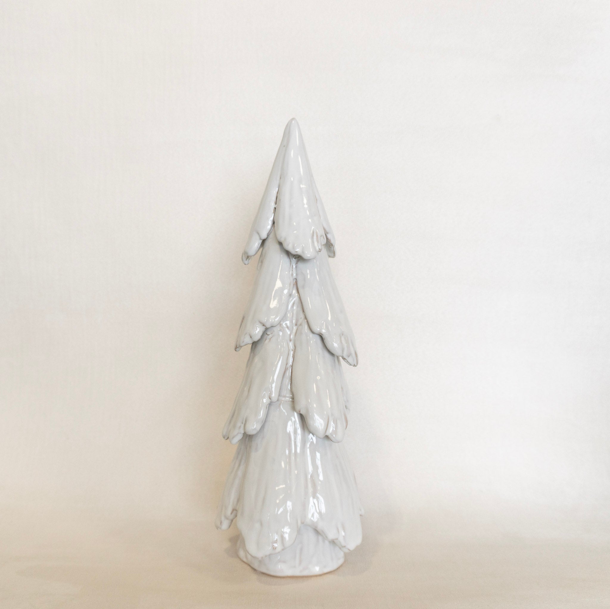 White Stoneware Tree Set
