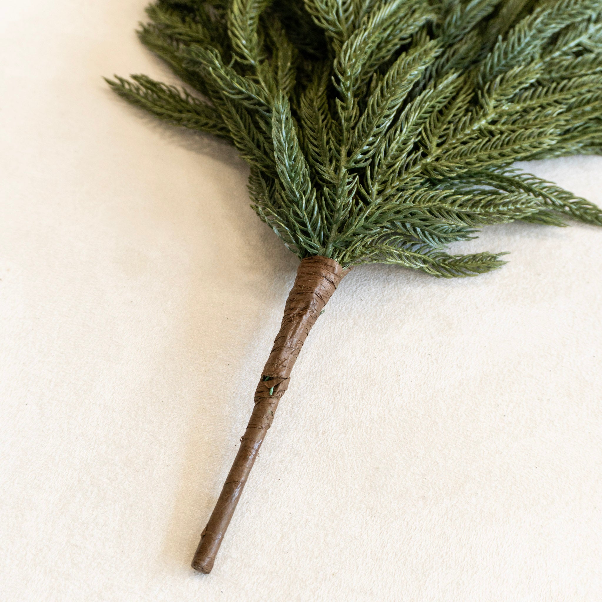 19" Soft Touch Evergreen Stem