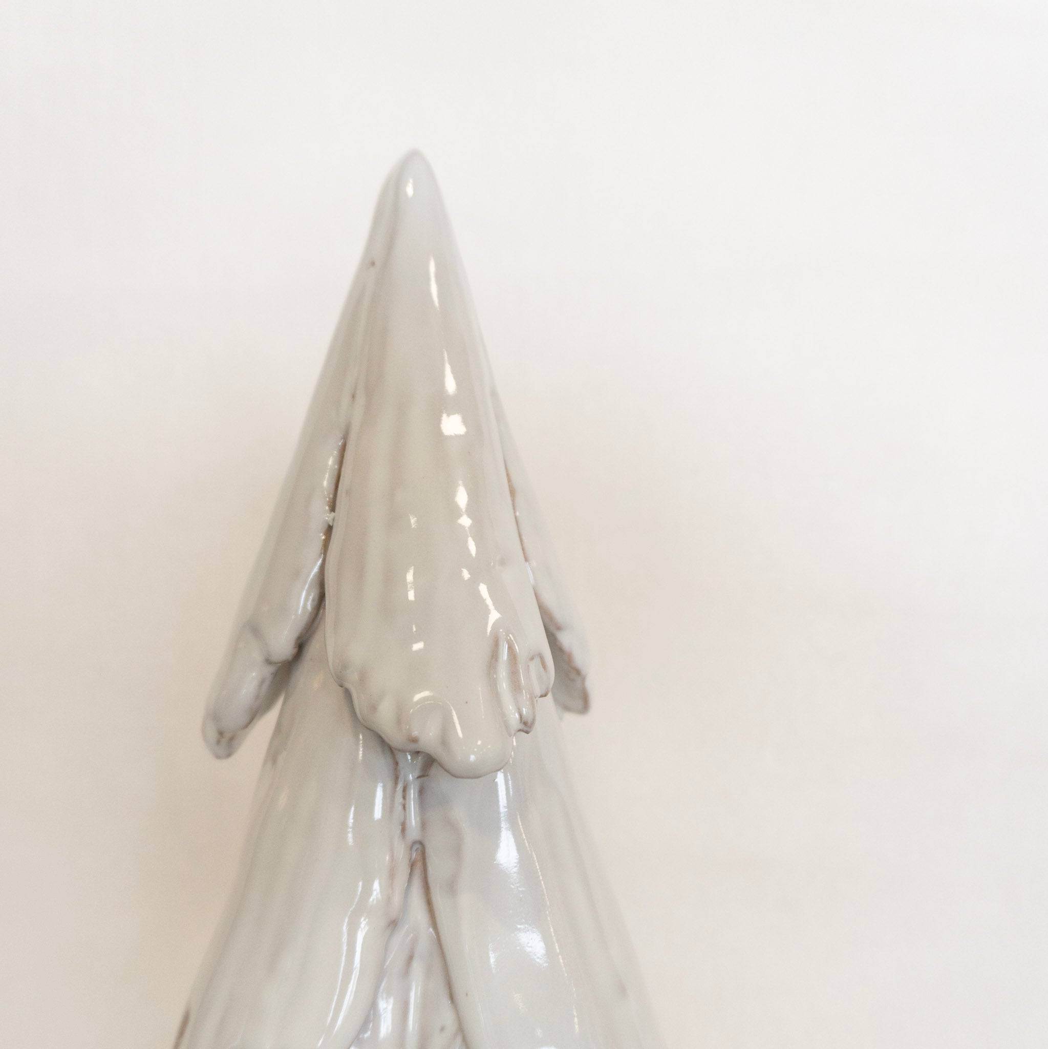 White Stoneware Tree Set