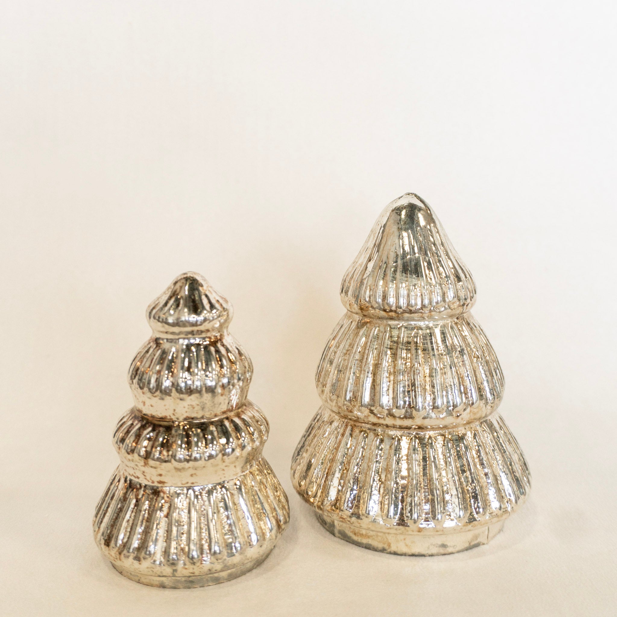 Gold Glass Deco Tree Set