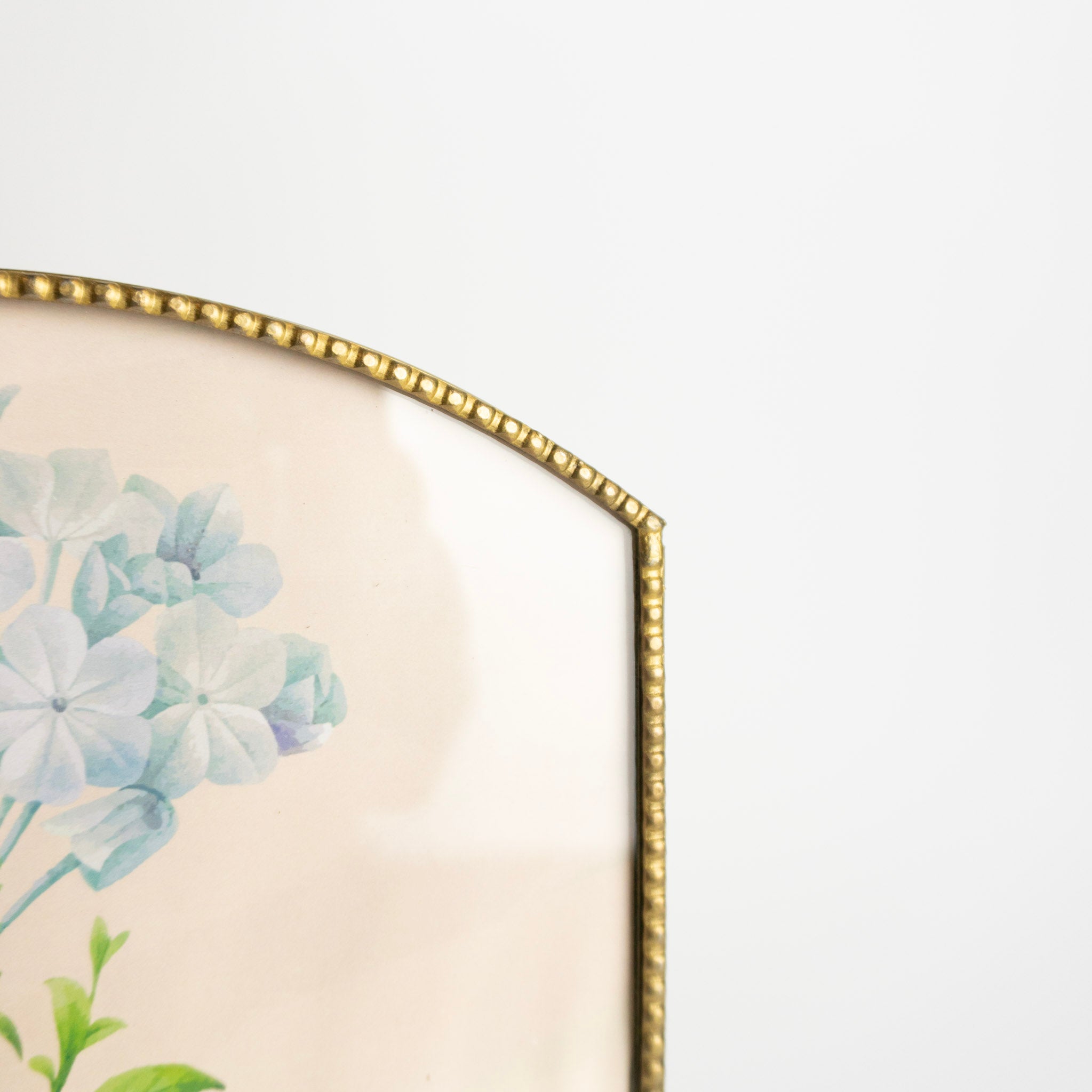 8x10 Brass Antique Arch Standing Photo Frame